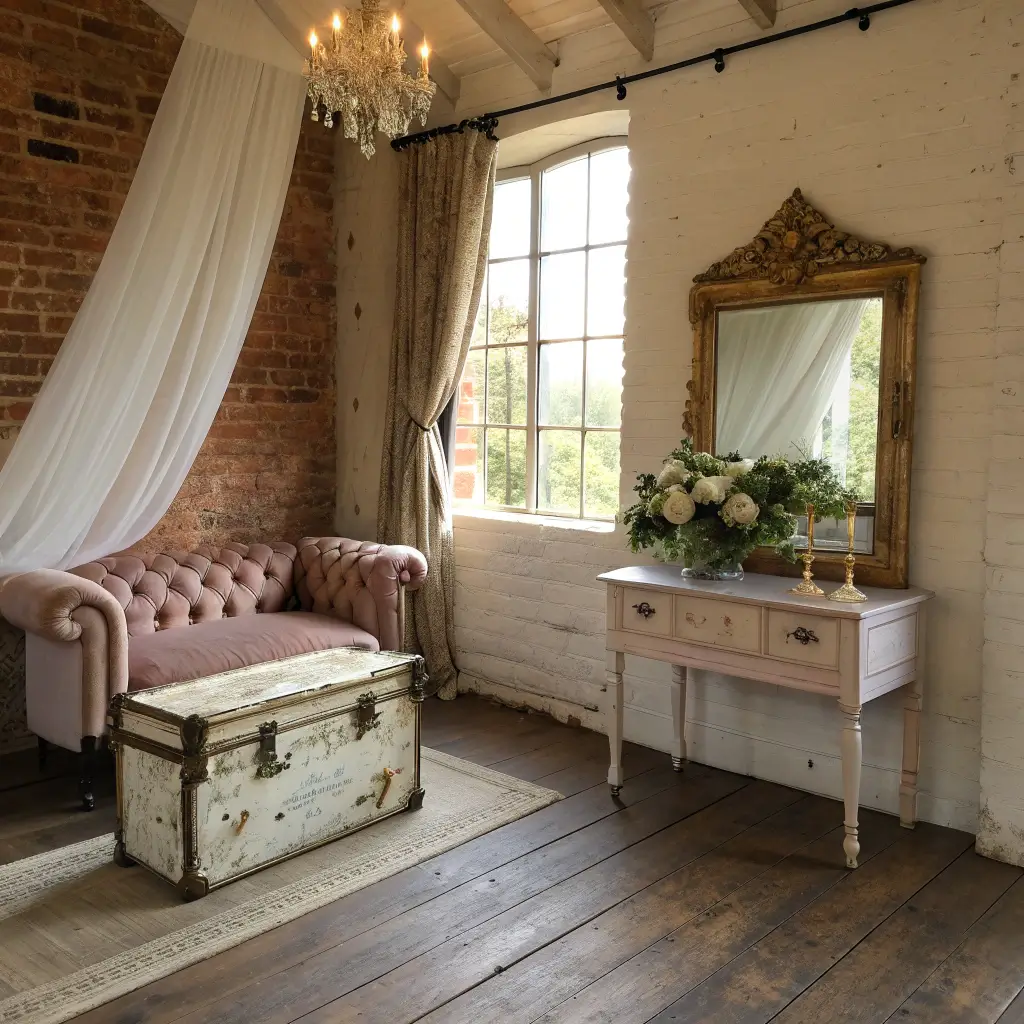 2703bridal suite barn loft morning