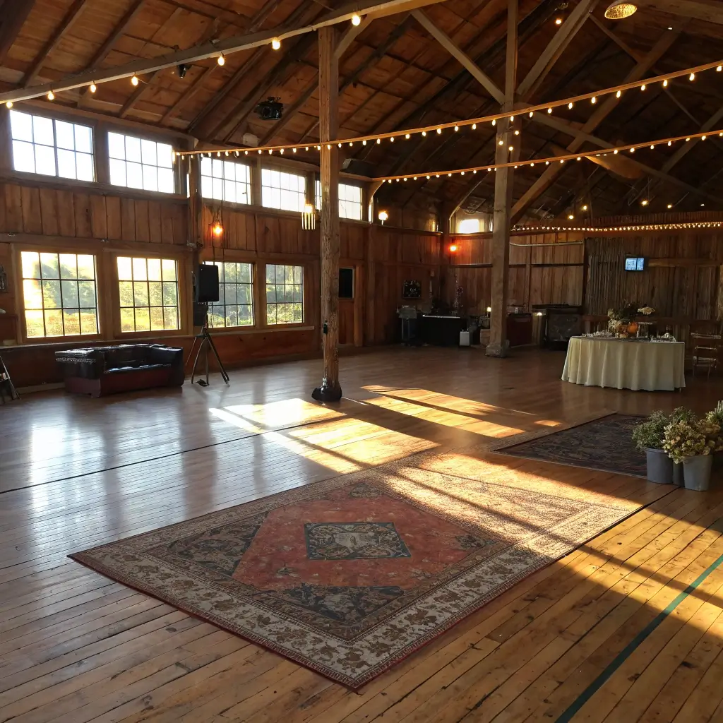 2708barn dance floor golden hour venue