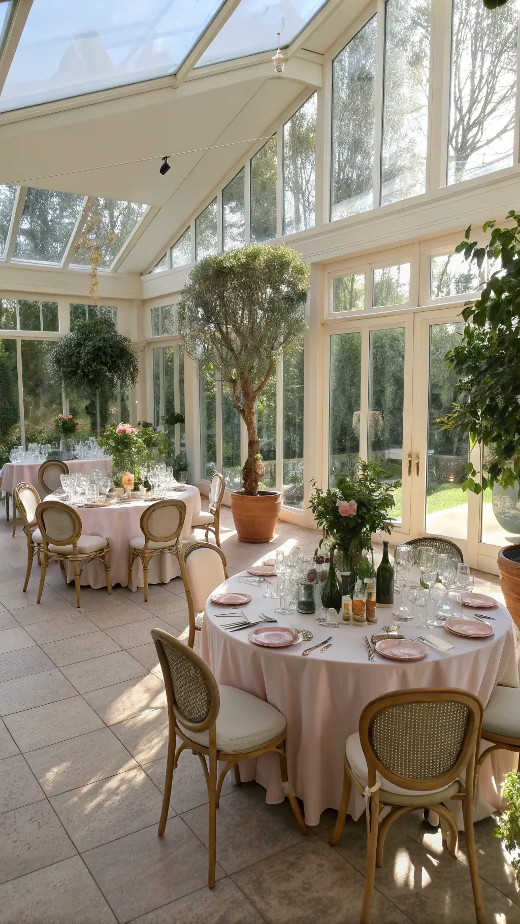 2714sunlit conservatory brunch reception garden view