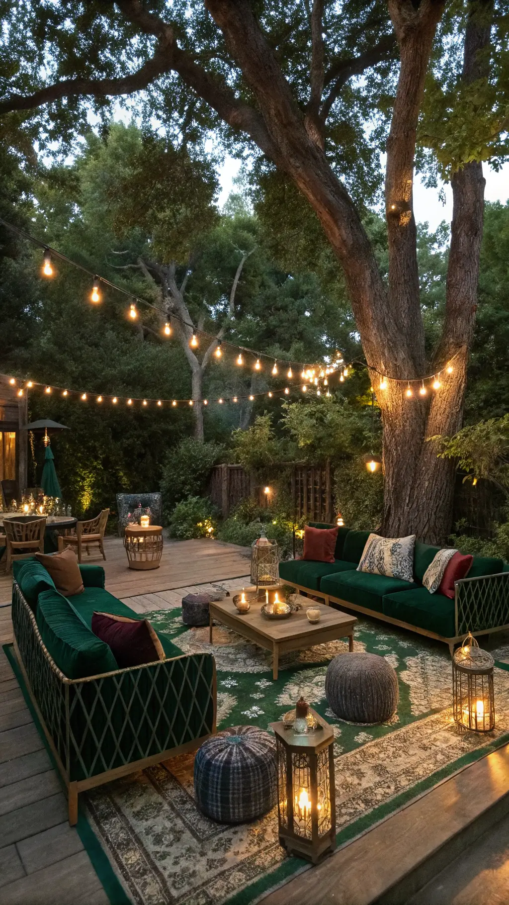 2715twilight backyard celebration string lights