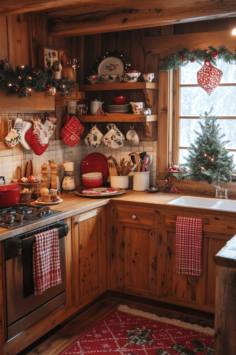 5 rustic woodland holiday kitchen
