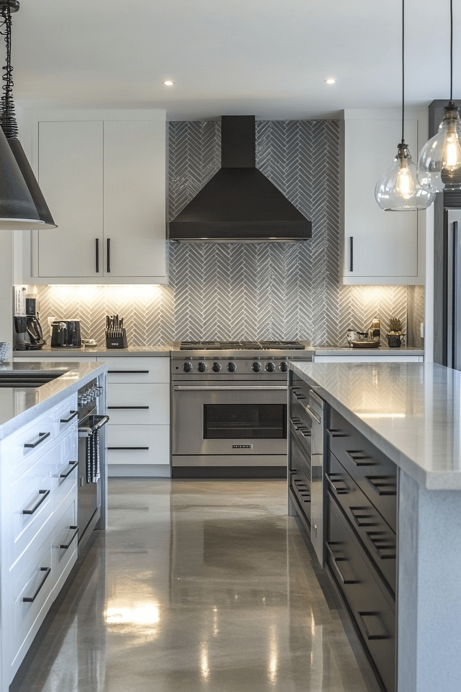 8 chevron wave design
