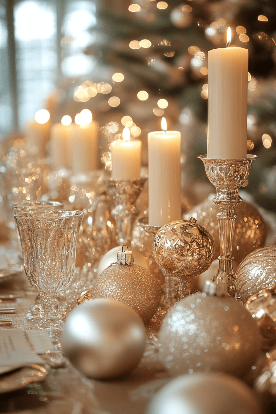 10 gold candle festive flash