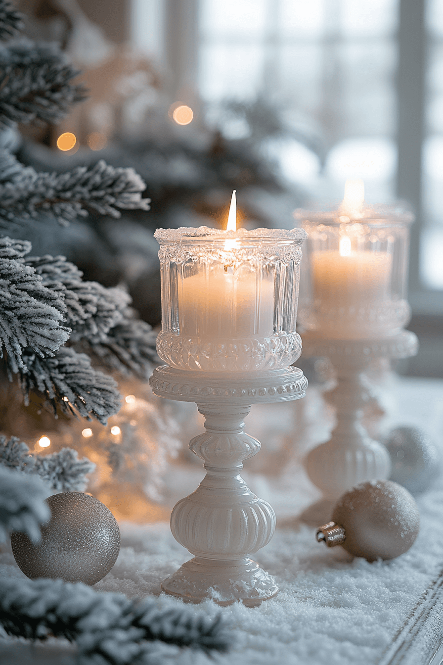 11 frosted candleholder spark magic