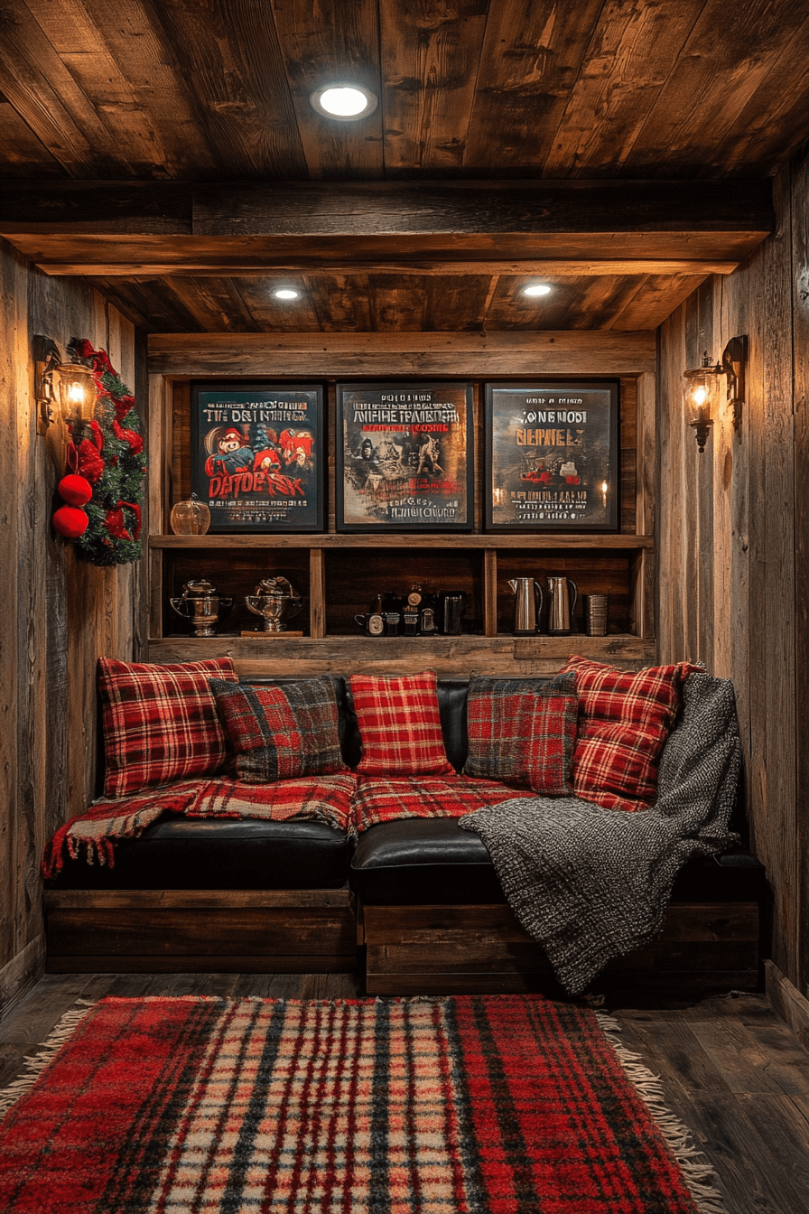 12 holiday basement cozy charm