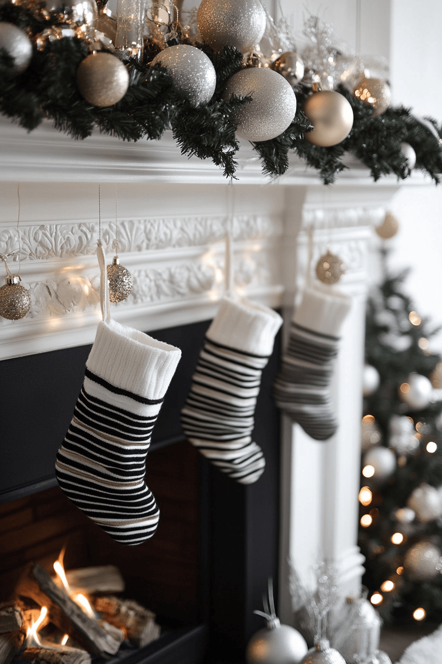 12 modern black white fireplace flair