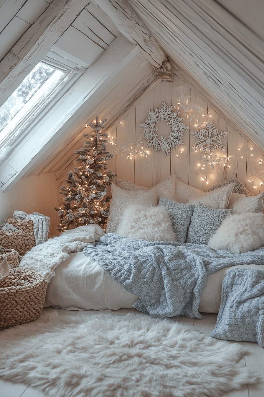 12 tranquil attic winter retreat