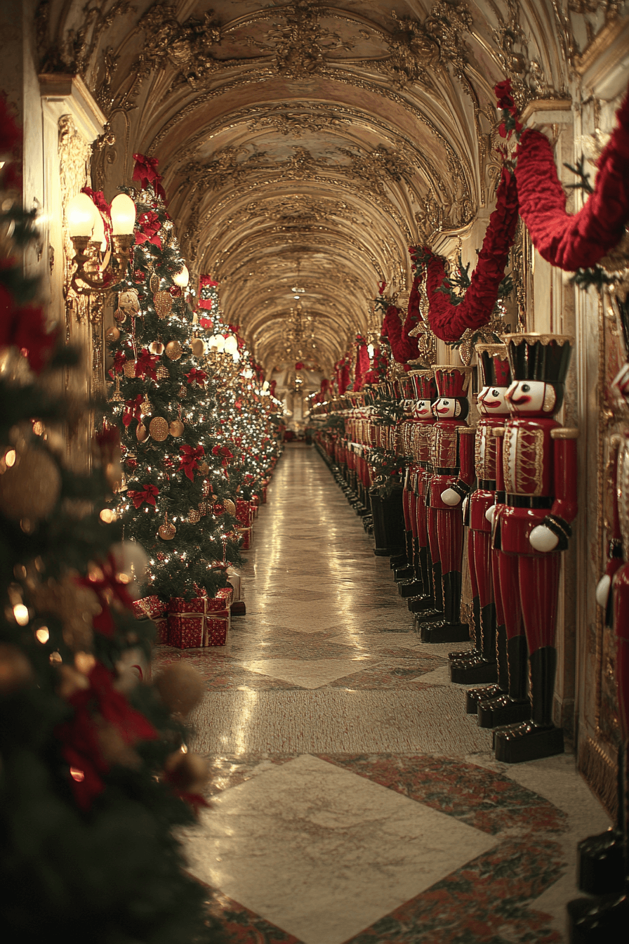 14 nutcracker parade hallway style