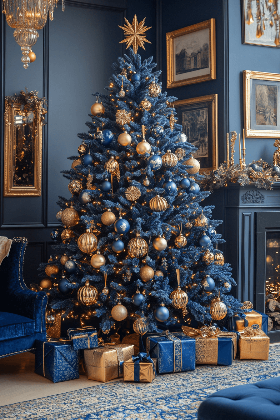 16 glam blue tree shine