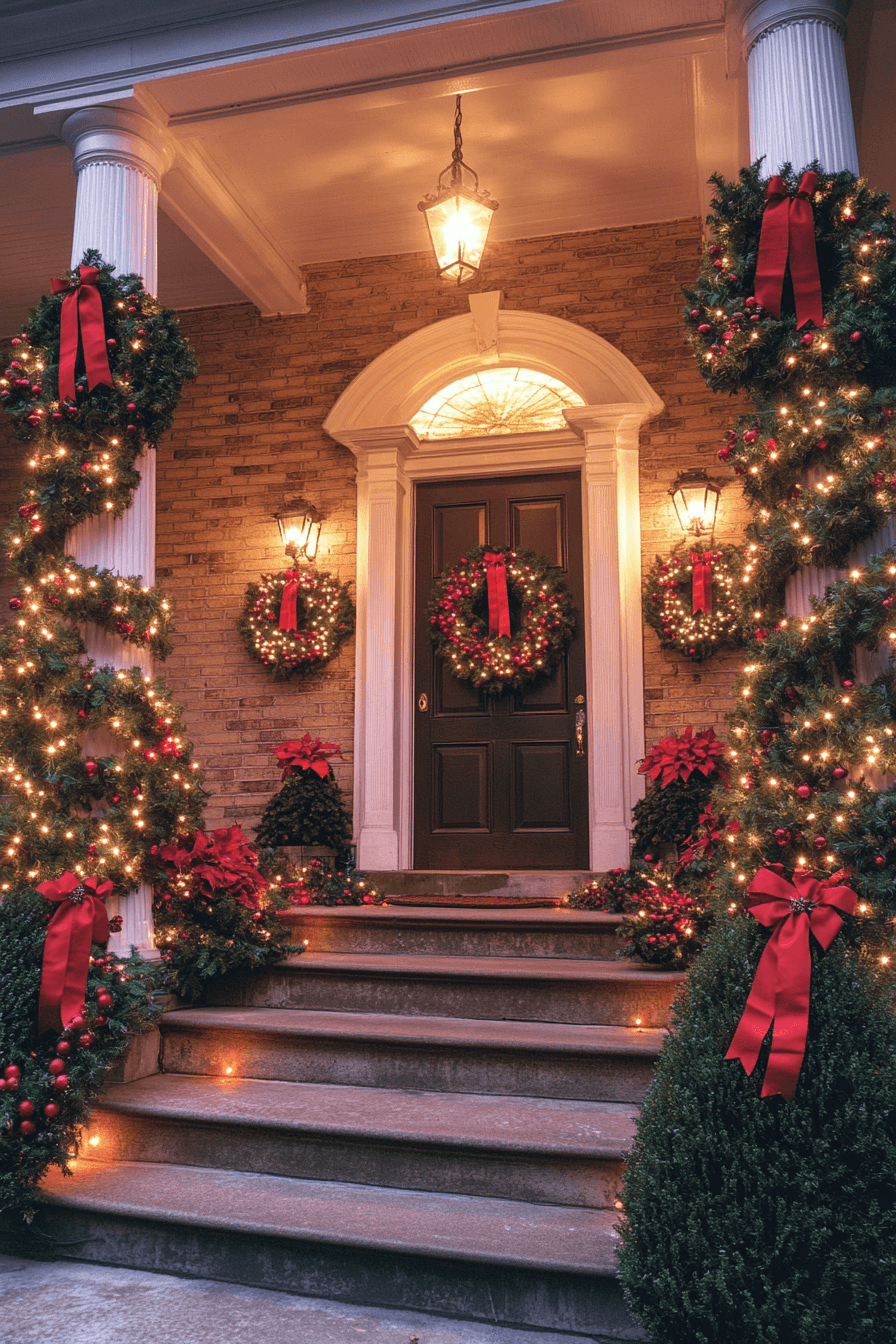 17 classic wreath porch beauty