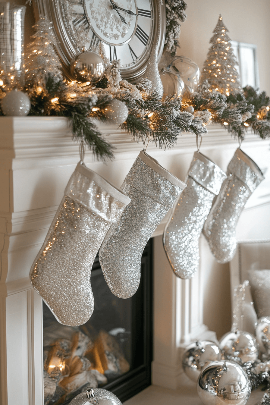 17 silver shimmer mantel beauty