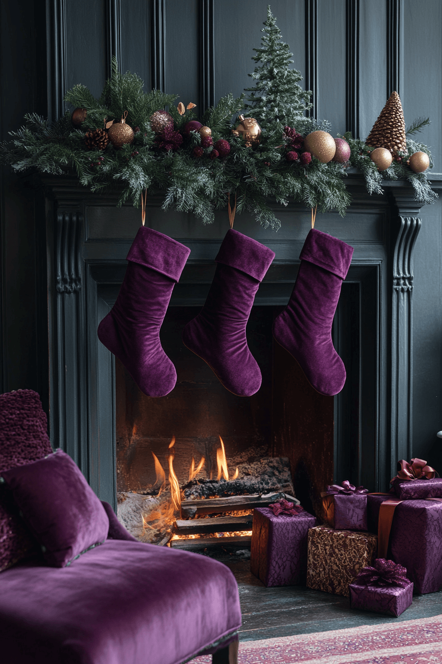 18 plush velvet mantle chic