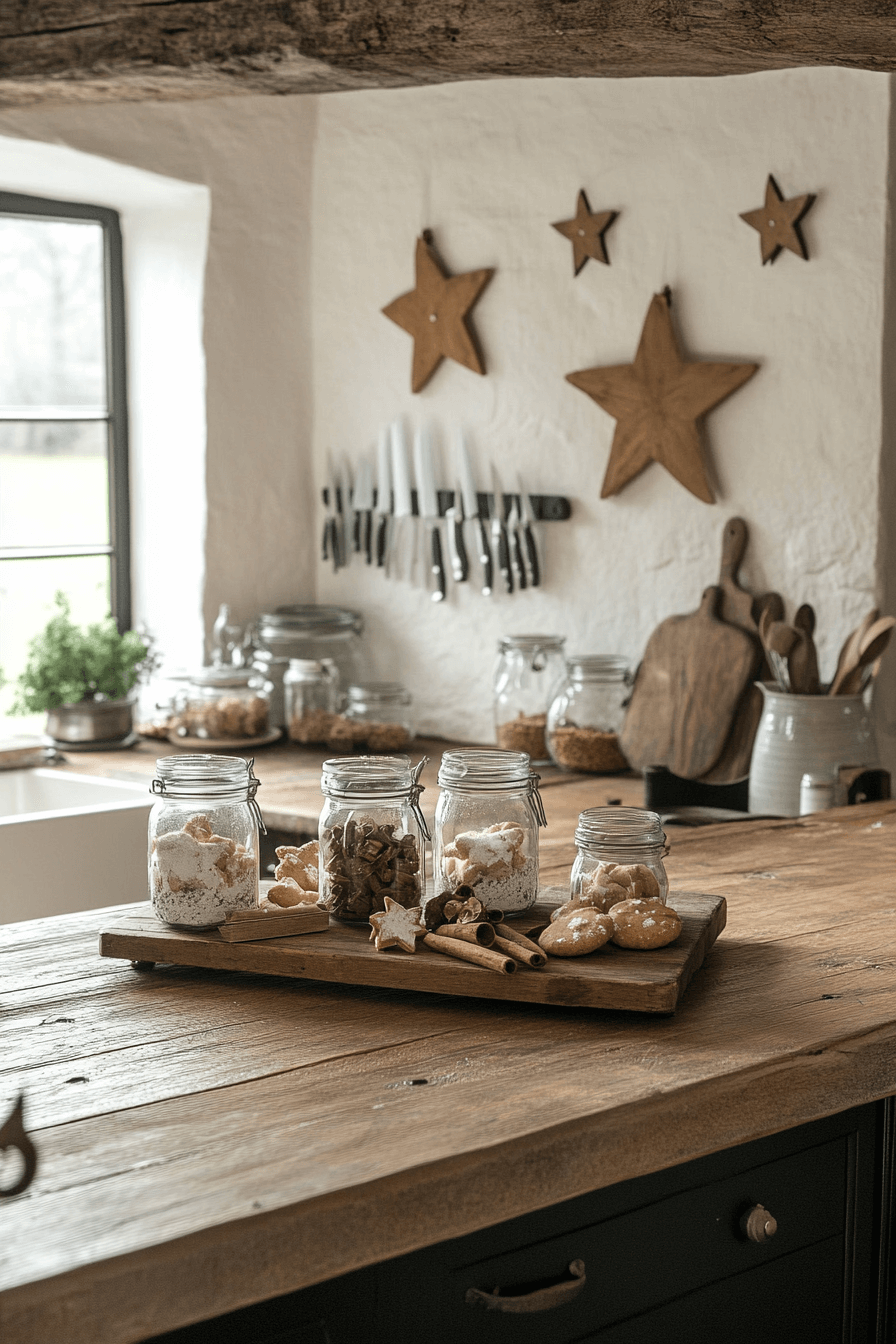 2 country kitchen holiday touch