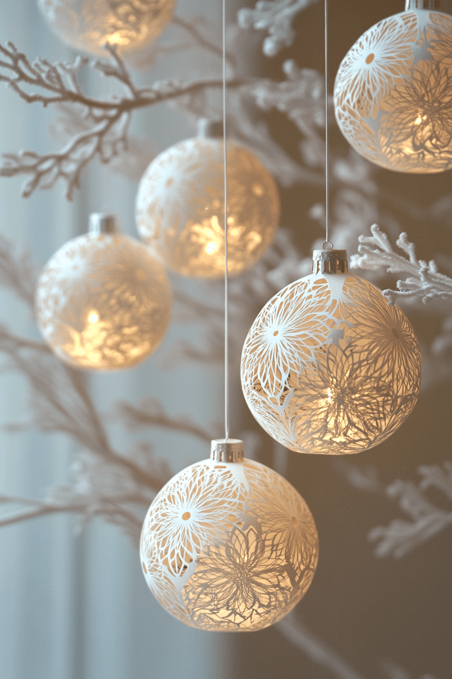 20 delicate paper snow designs