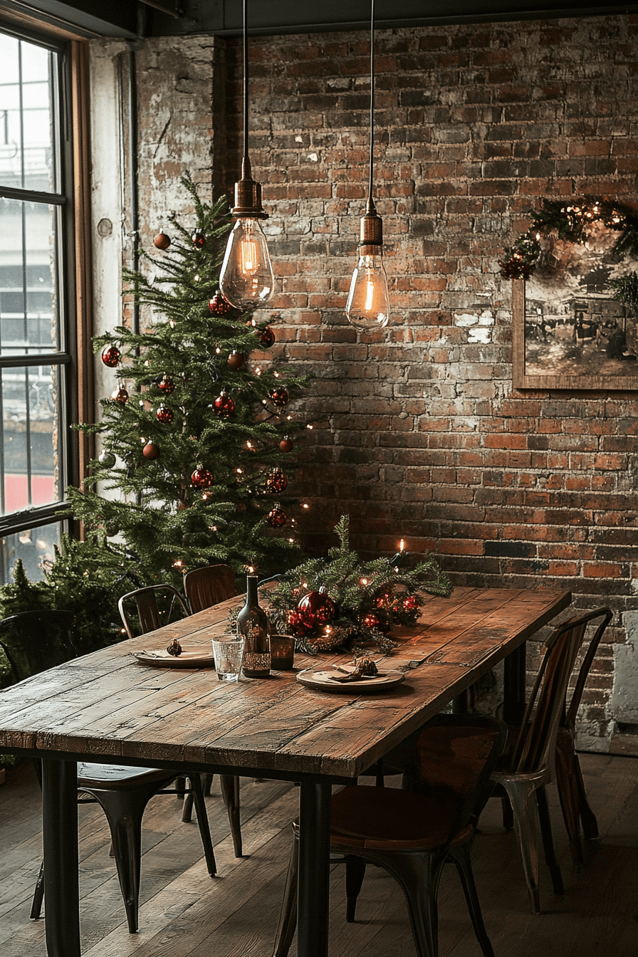 20 factory chic dining holiday