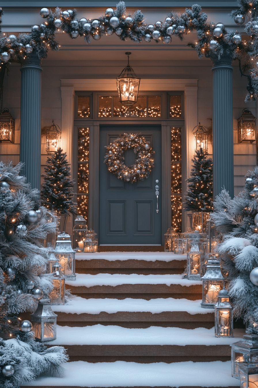 21 glistening holiday porch radiance