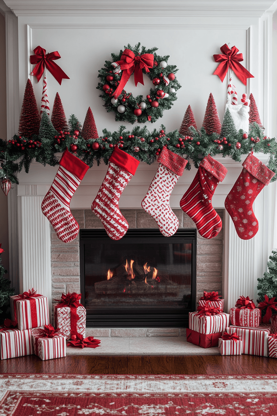 22 striped festive hearth spirit