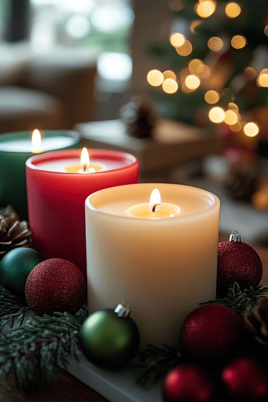 23 candle trio bright burst