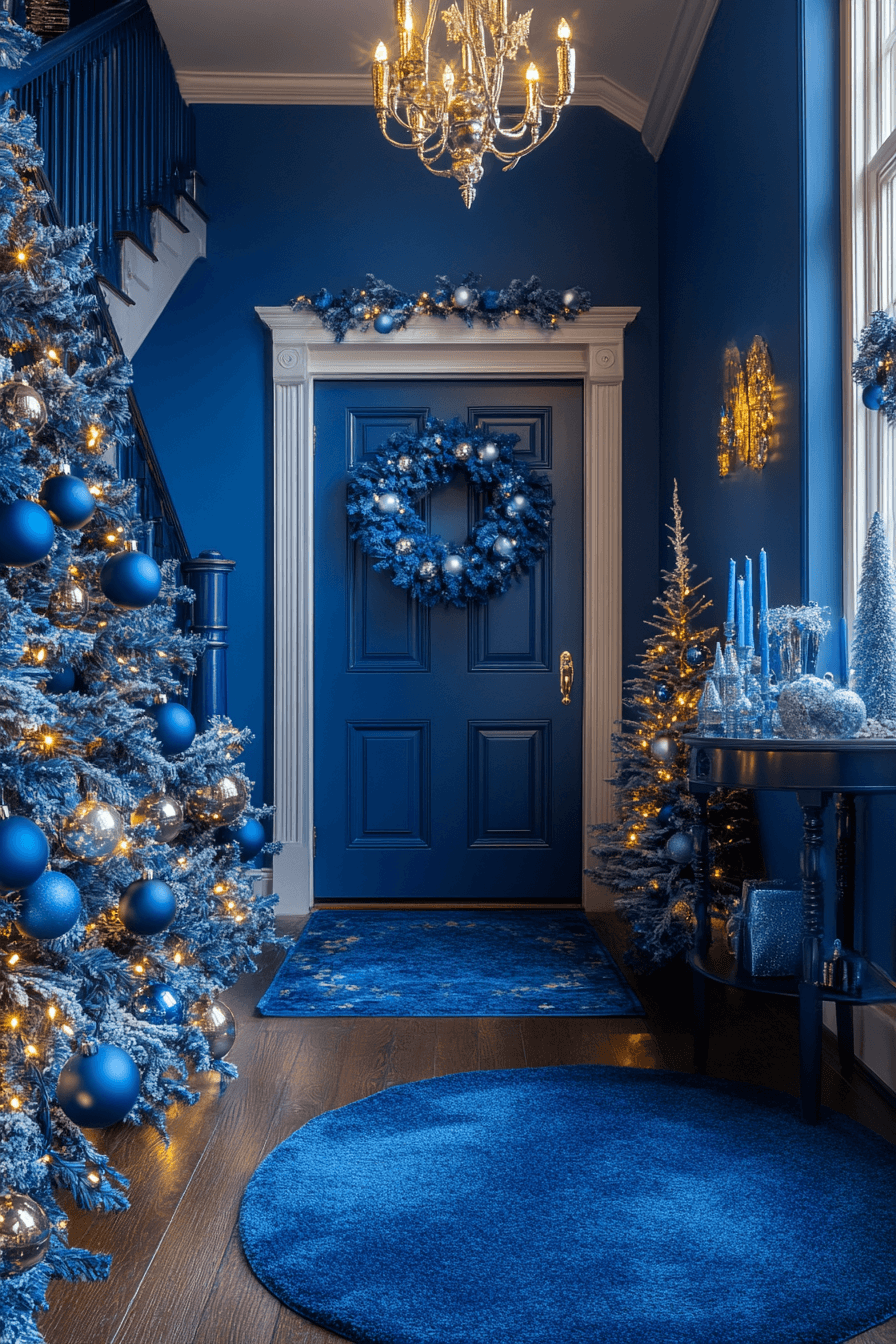 23 deep blue foyer impact