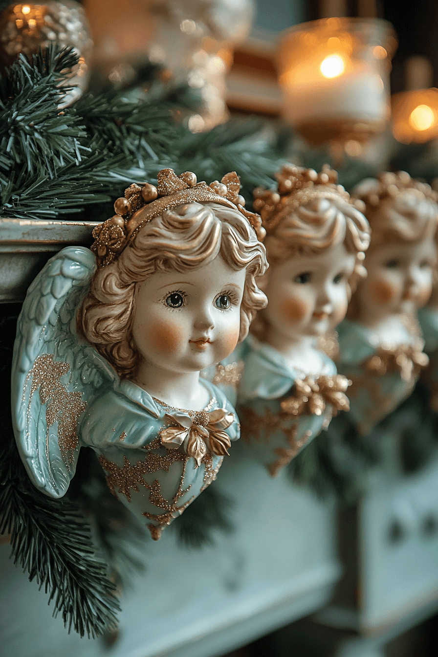 3 heavenly vintage angel keepsakes