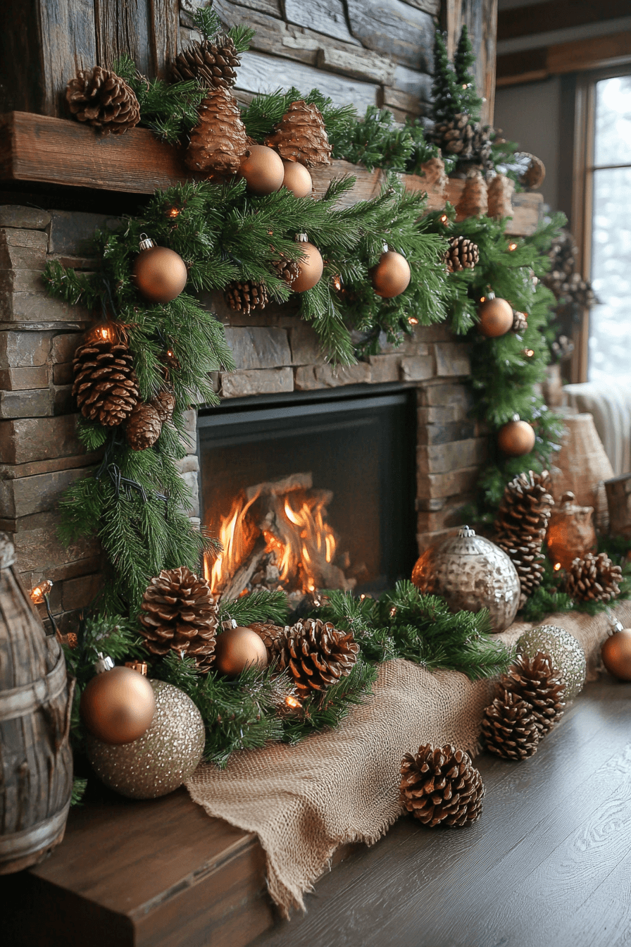 3 rustic forest mantle coziness