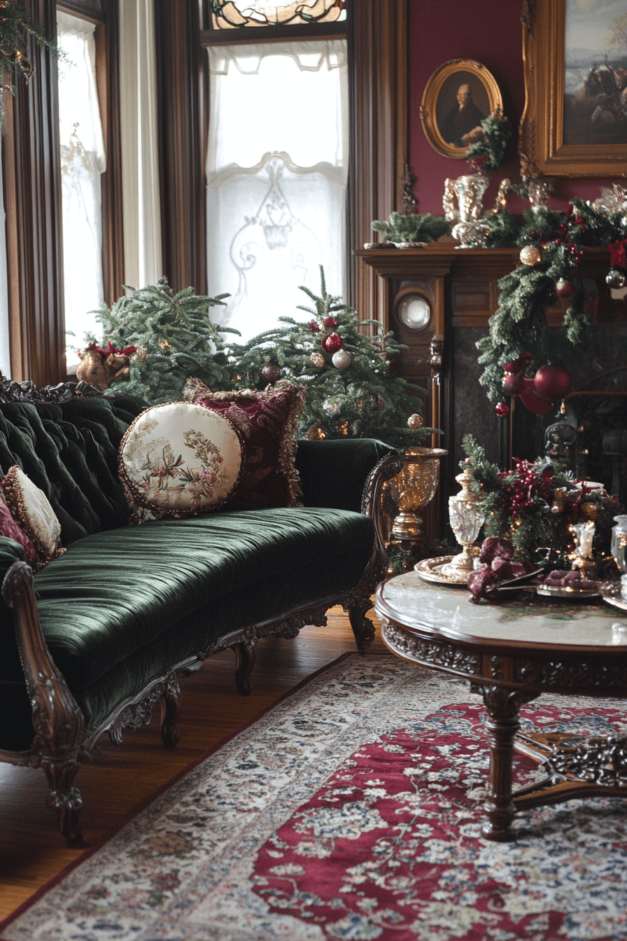 4 victorian inspired christmas charm