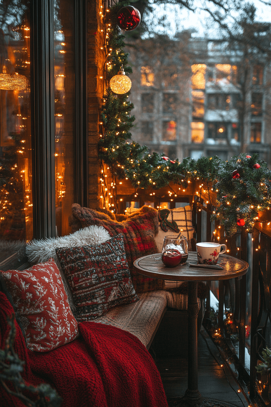 6 magical balcony christmas view
