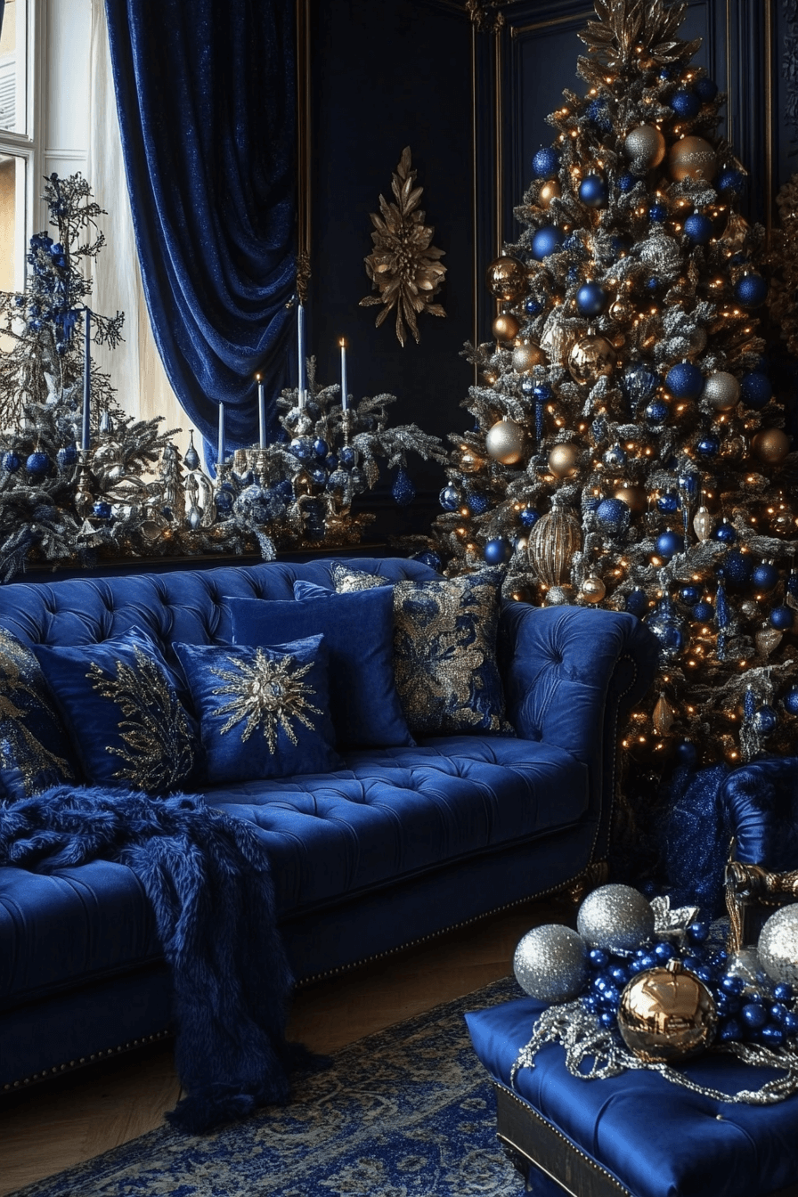 7 royal blue lounge comfort