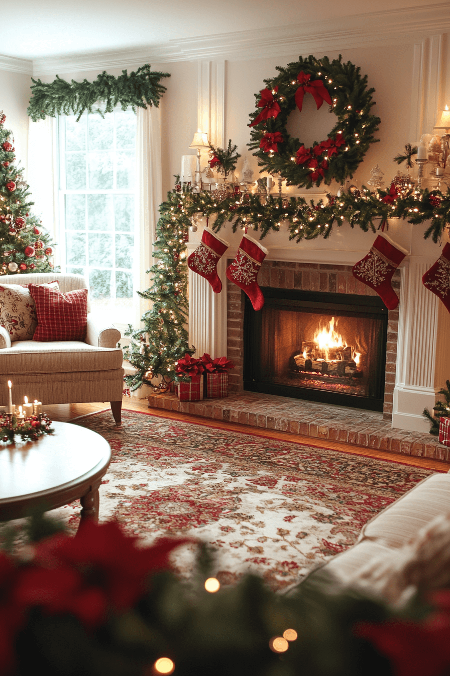 7 timeless classic holiday mantel