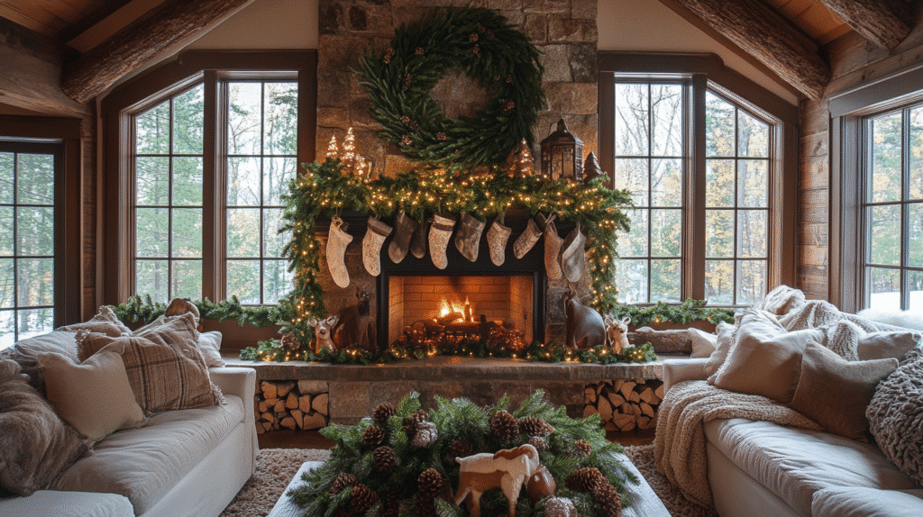 christmas mantel decor