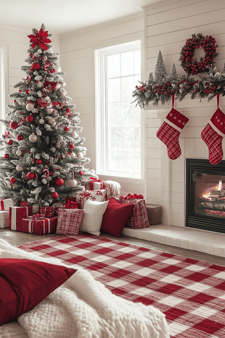 11 red white holiday delight