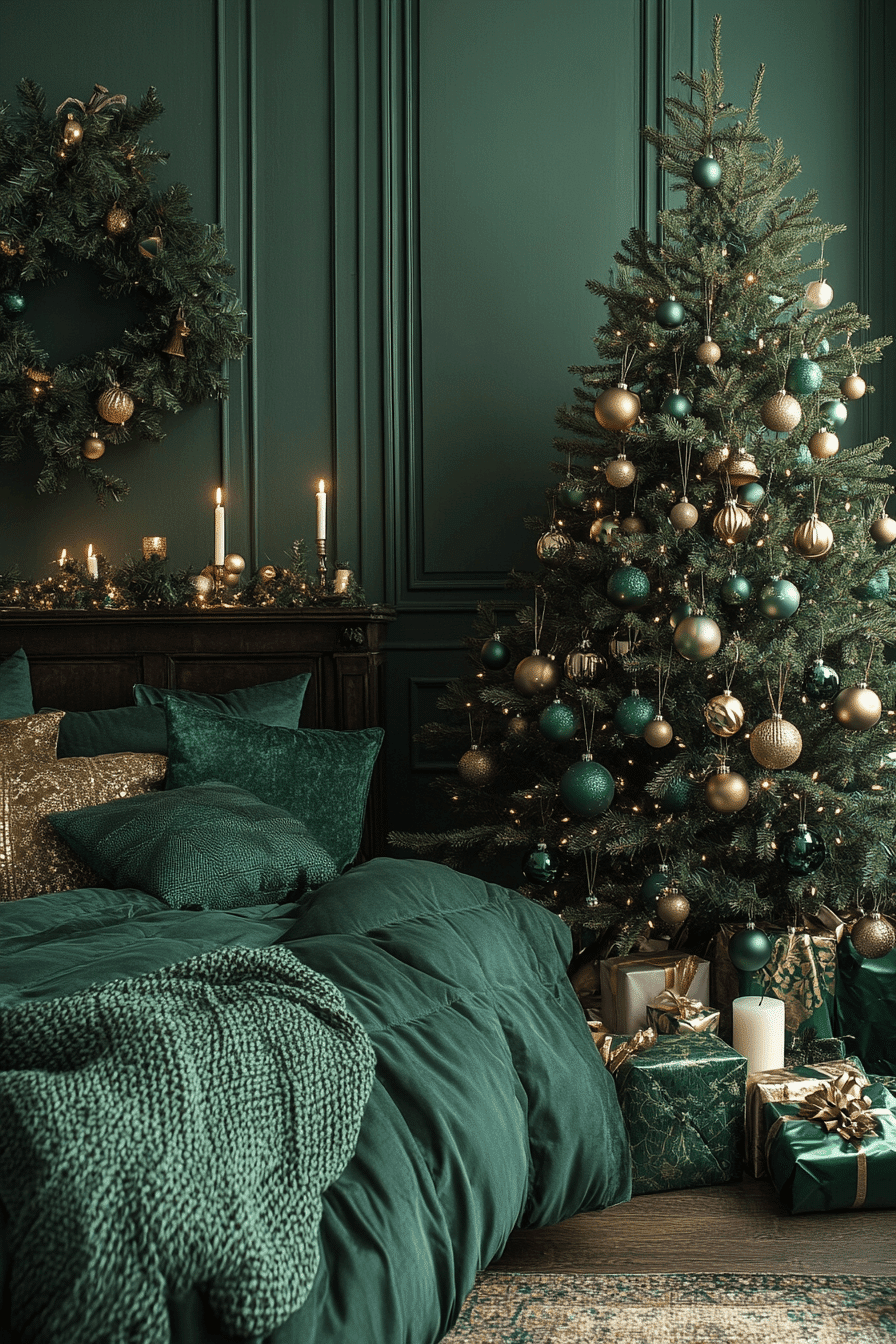 22 emerald holiday glam sparkle