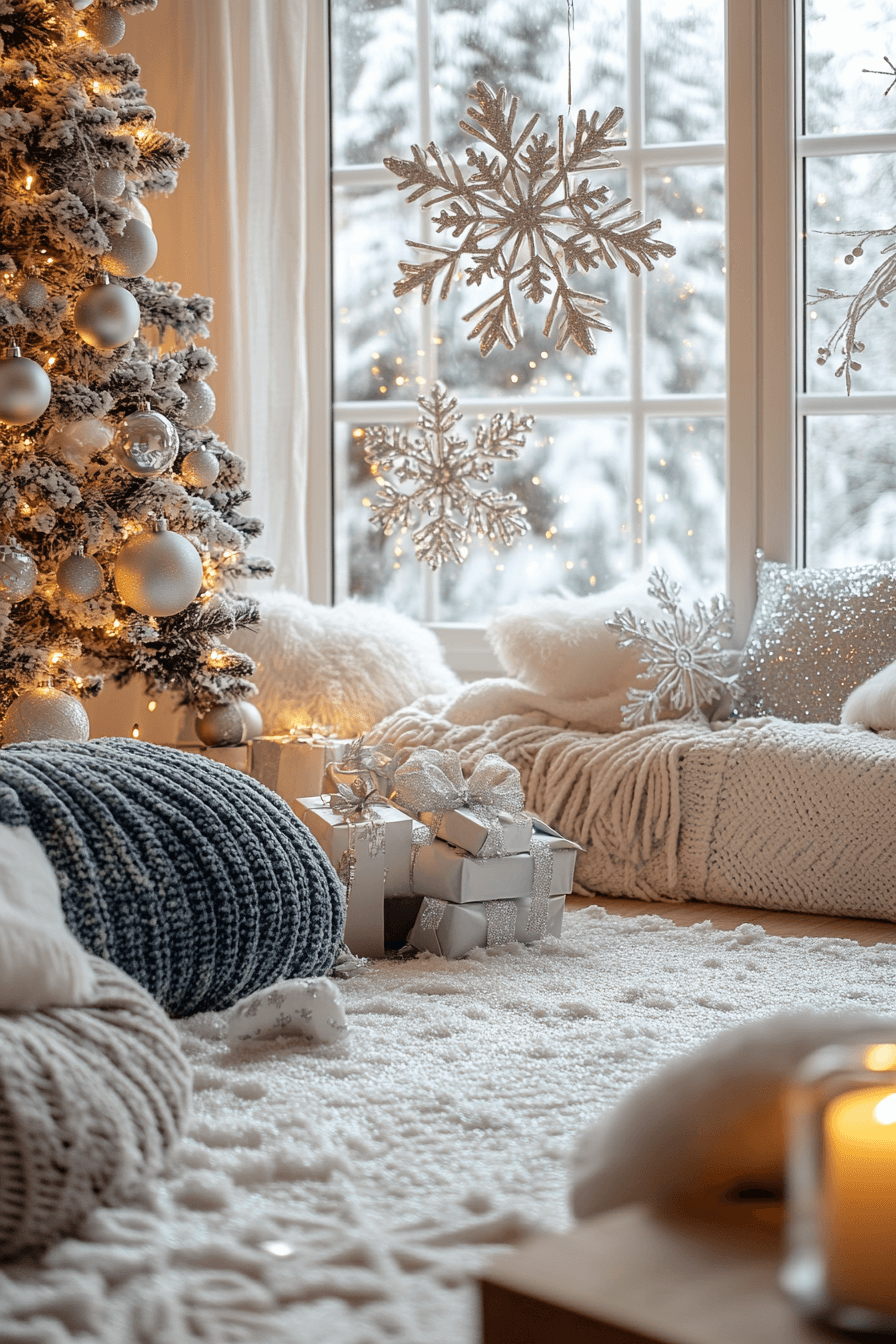 27 snowflake winter holiday shine