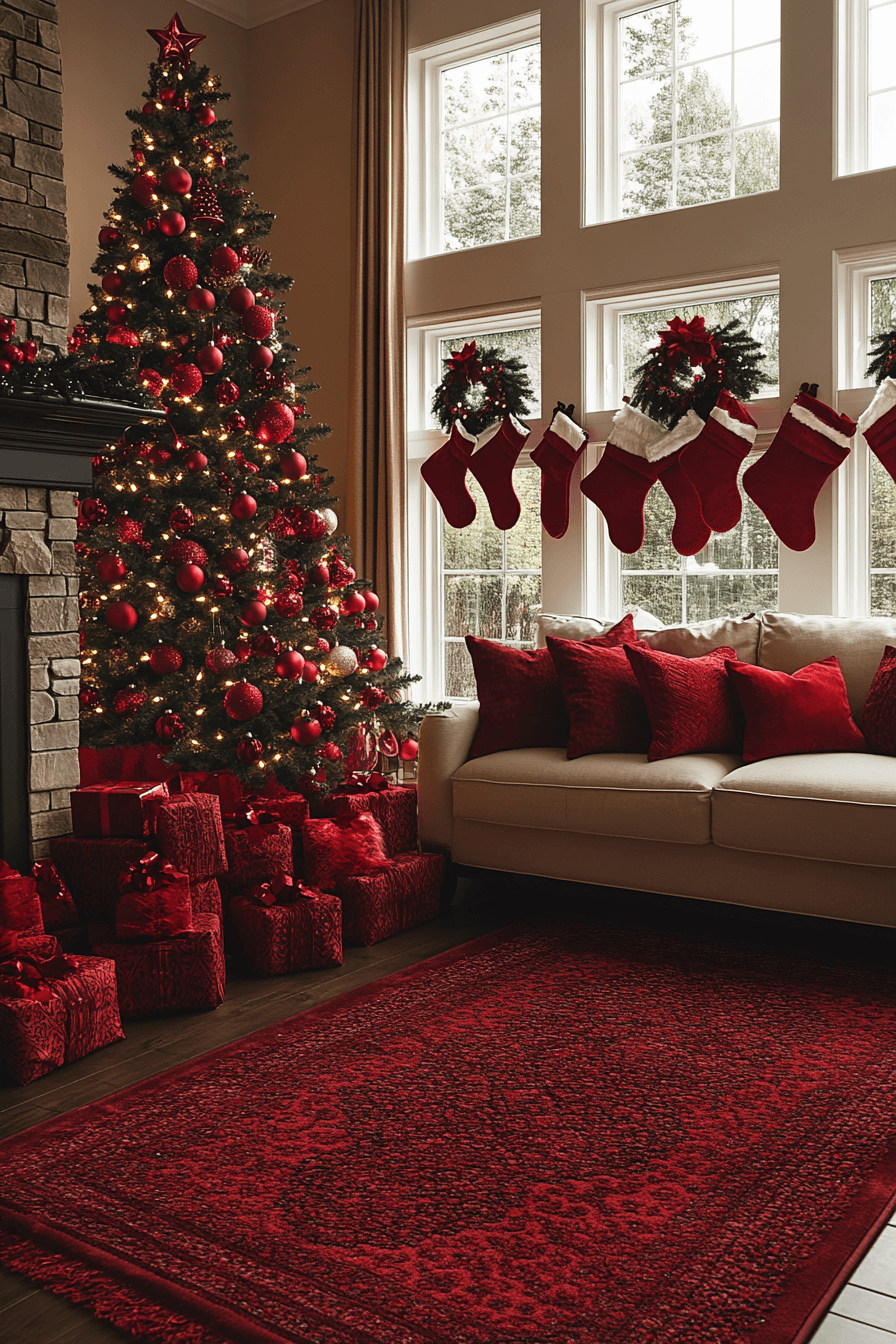 8 brilliant red christmas radiance