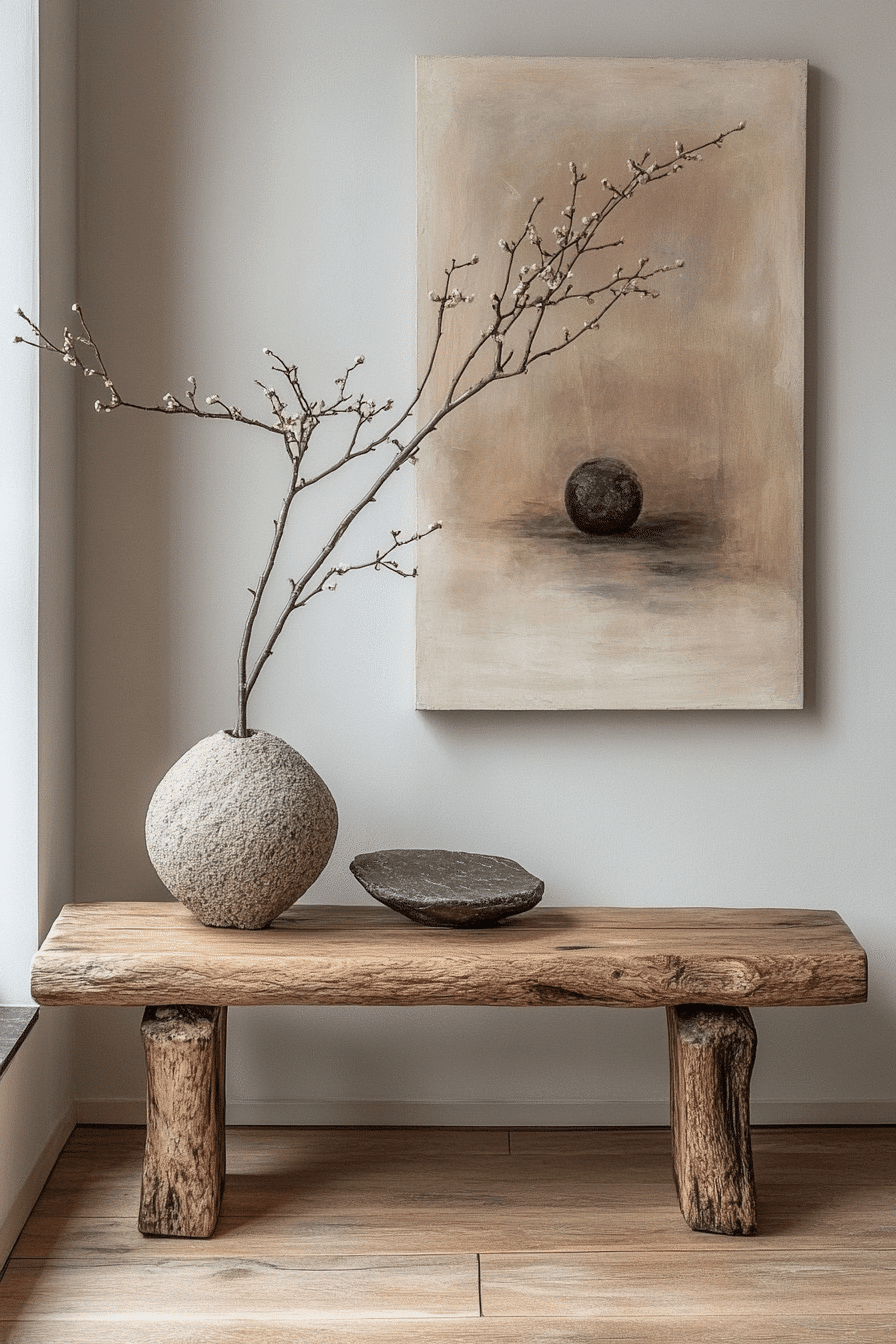 1 calm wood entryway