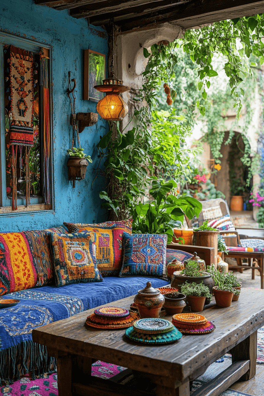 10 boho layered charm