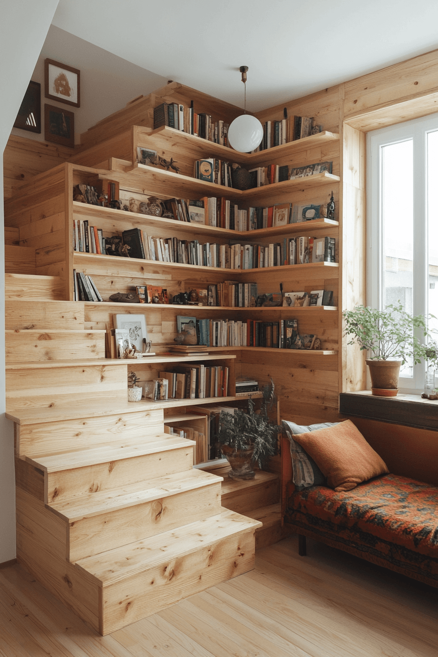 10 built in stair storage