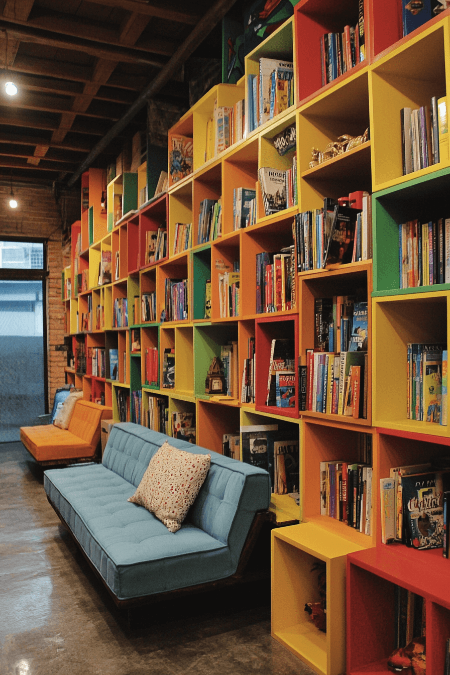 11 flexible cube shelving