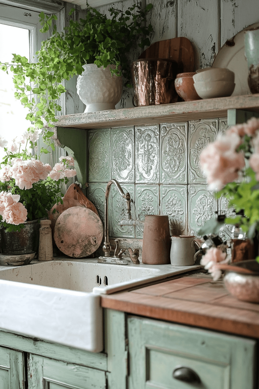 14 decorative tin tile accent