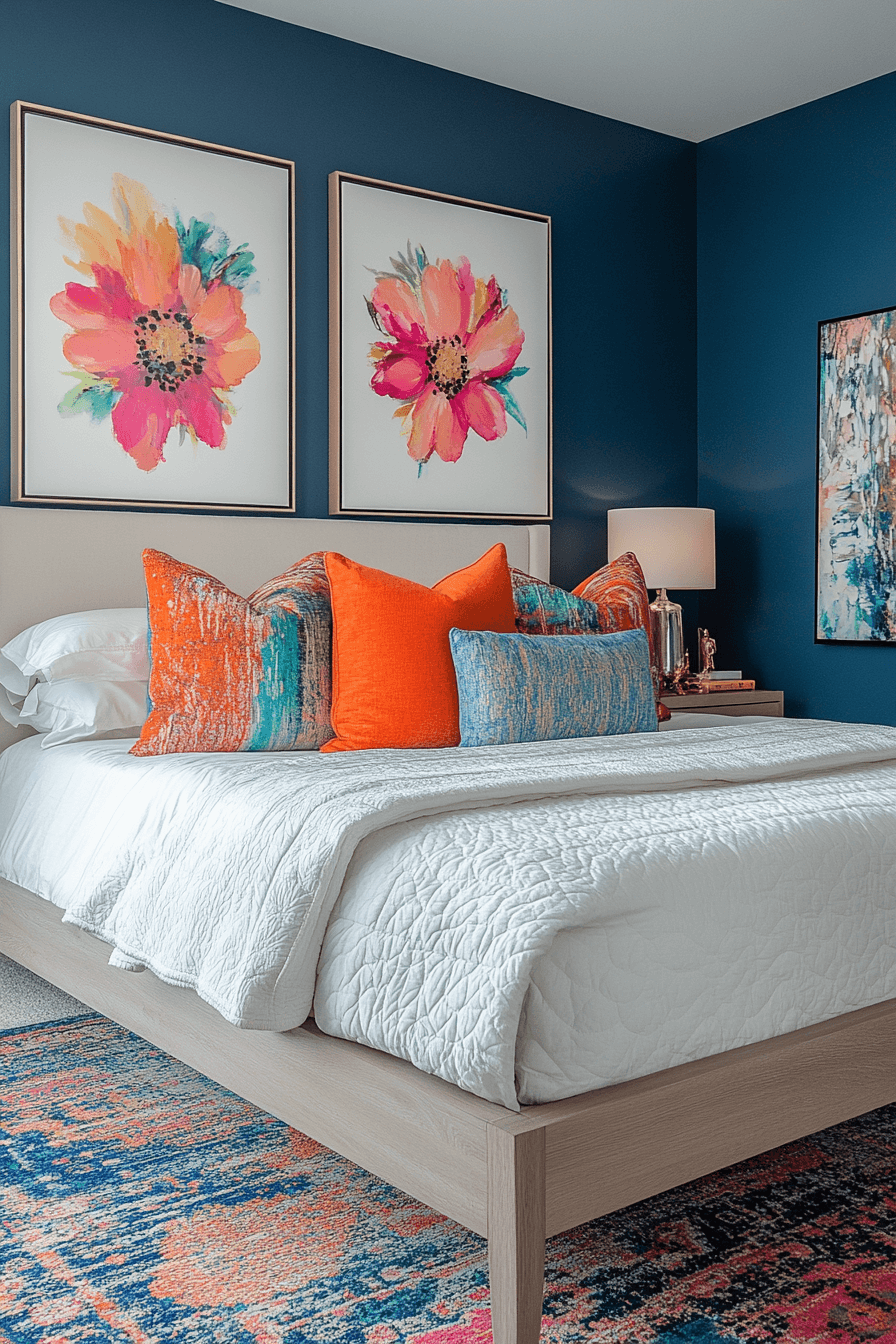 15 art inspired guest retreat