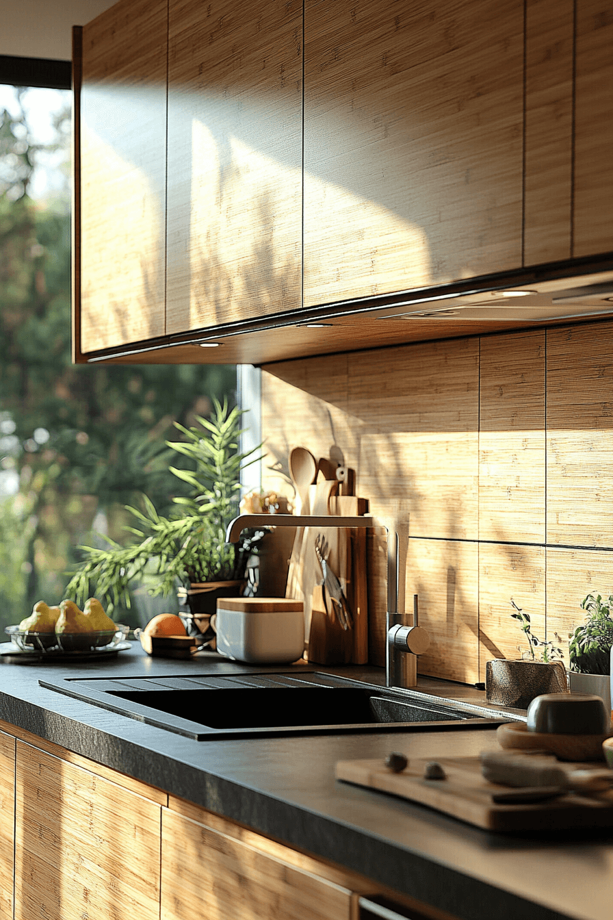 15 natural bamboo wall panels