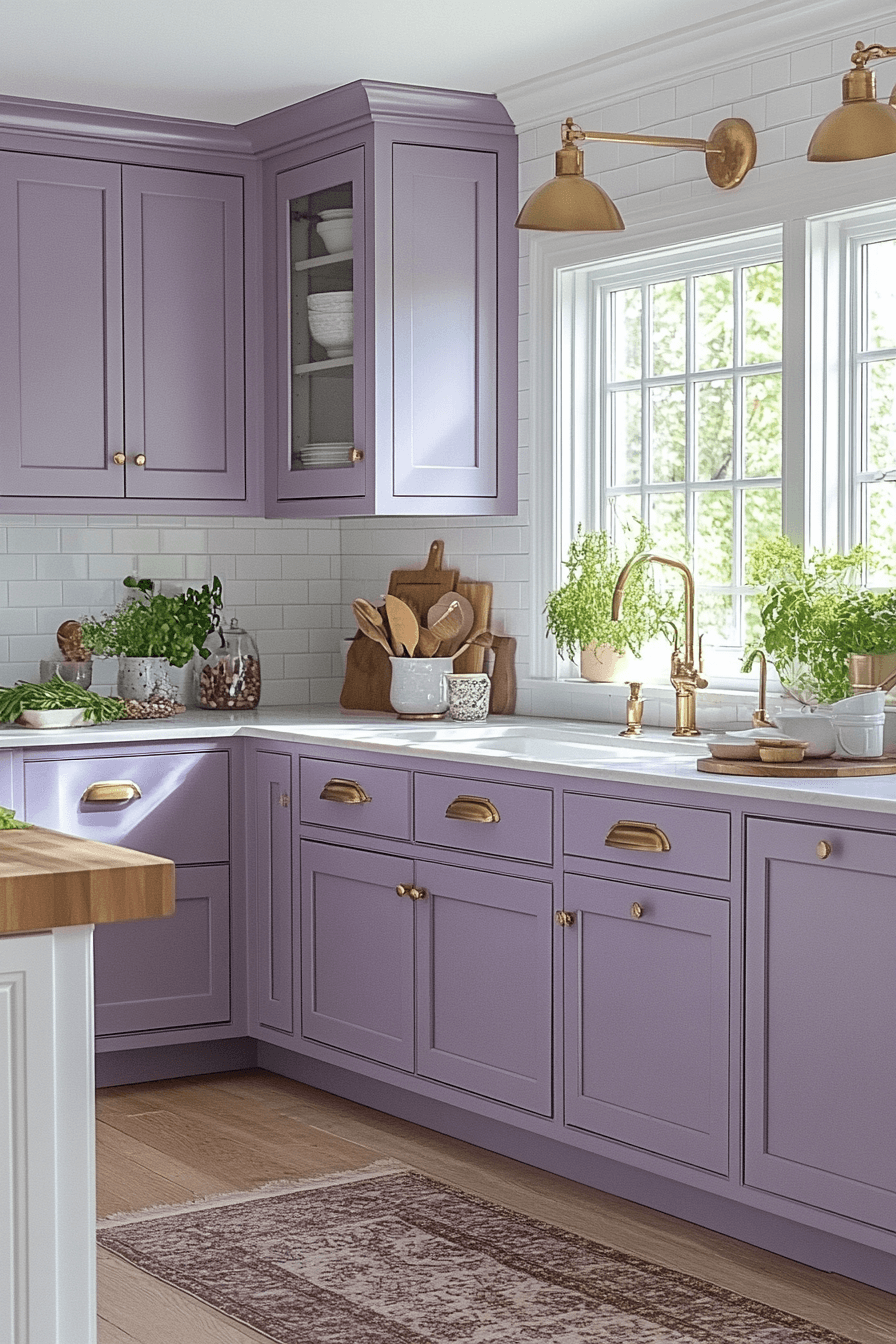 16 lilac calm cabinet style