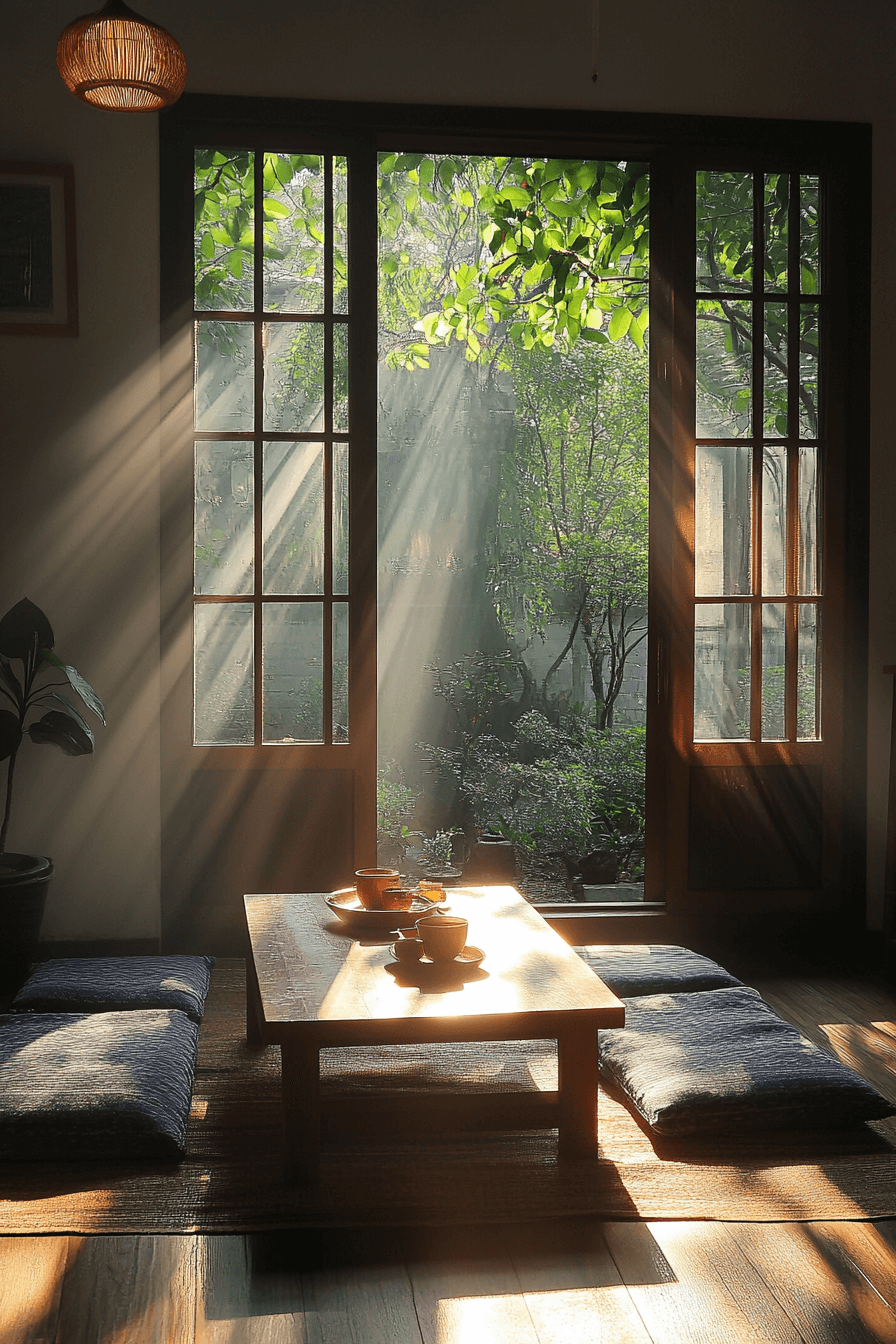 16 shadowed calm space