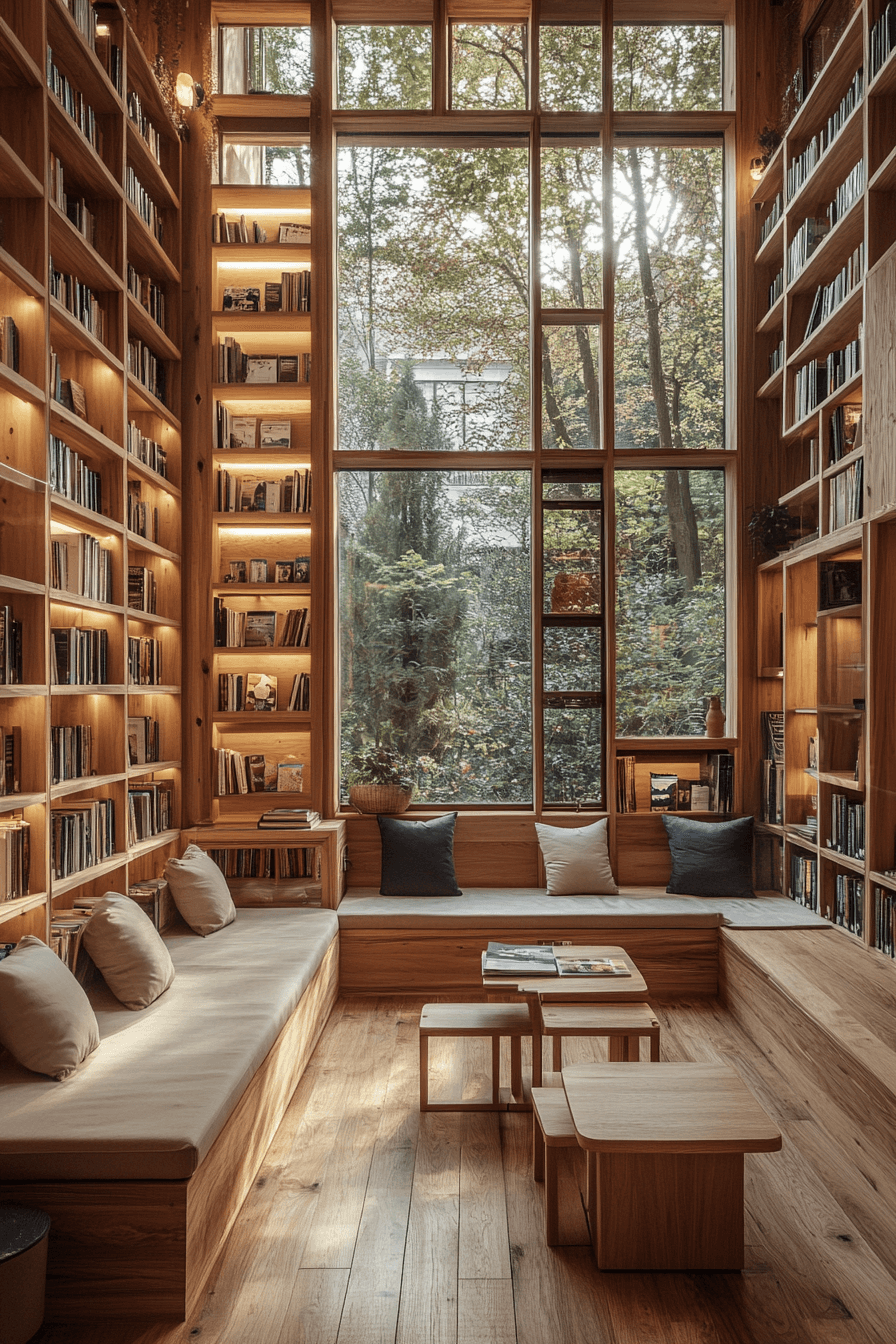 17 cozy reading library