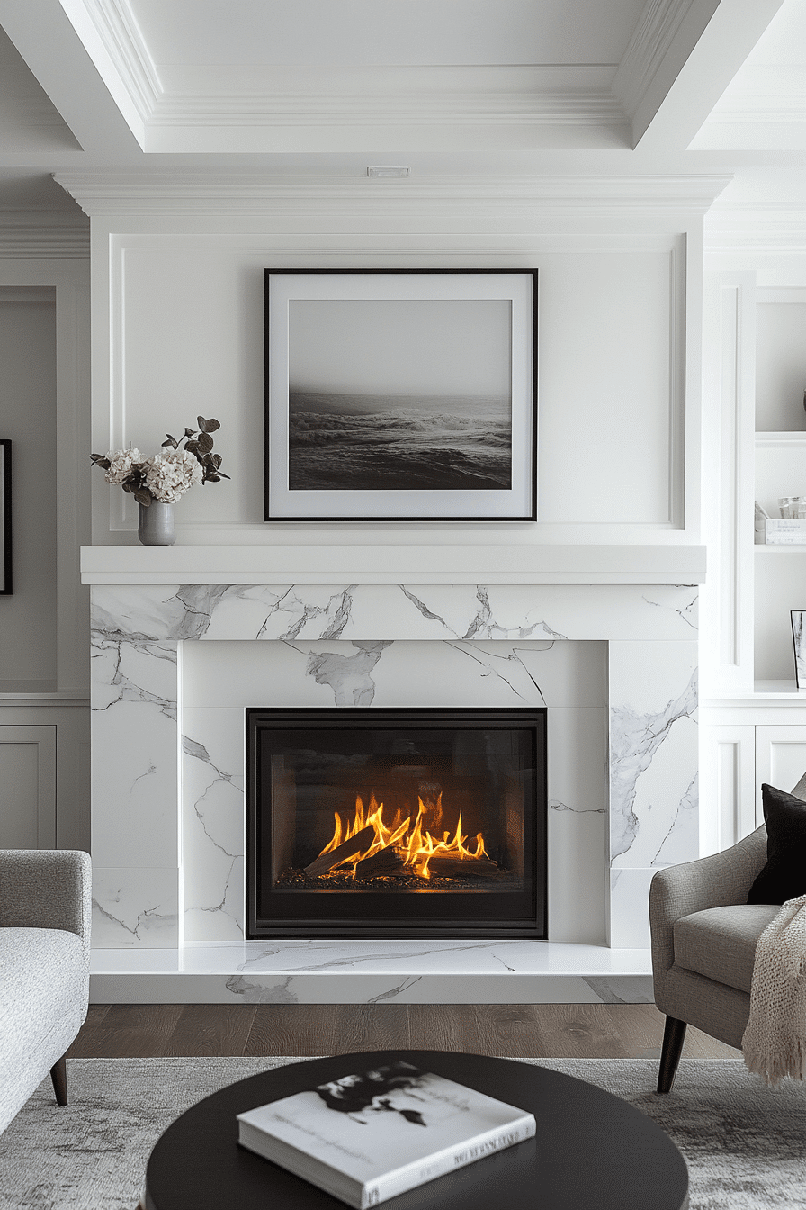 17 transitional fireplace ease
