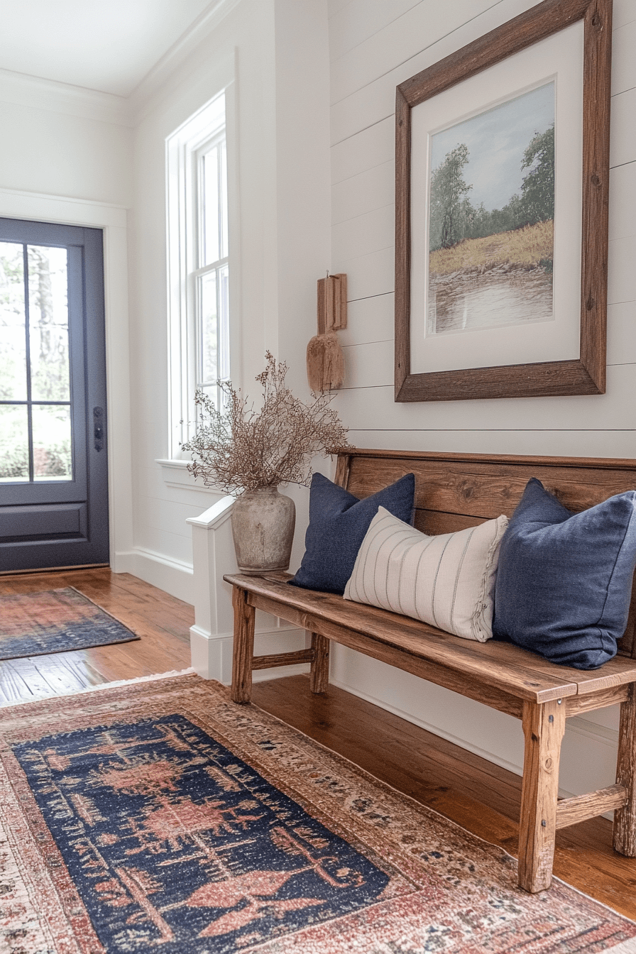 18 charming farmhouse foyer