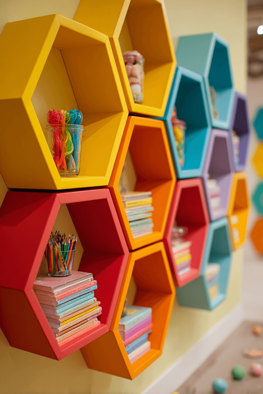 19 honeycomb wall storage