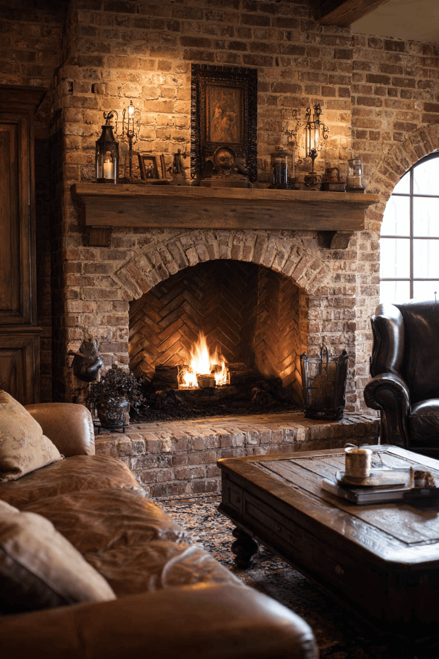 2 brick hearth timeless warmth