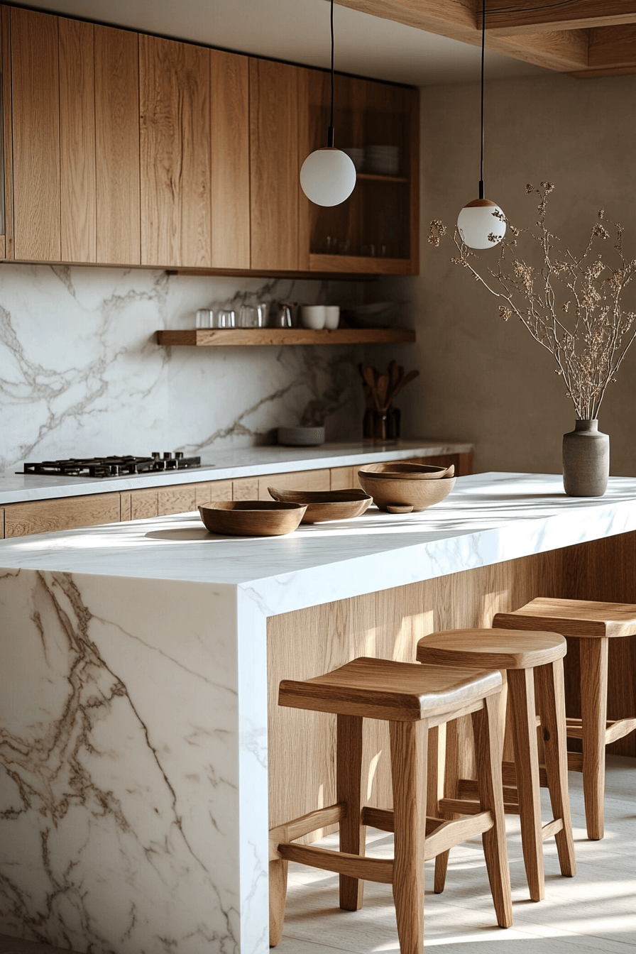 2 minimal nordic kitchen flow