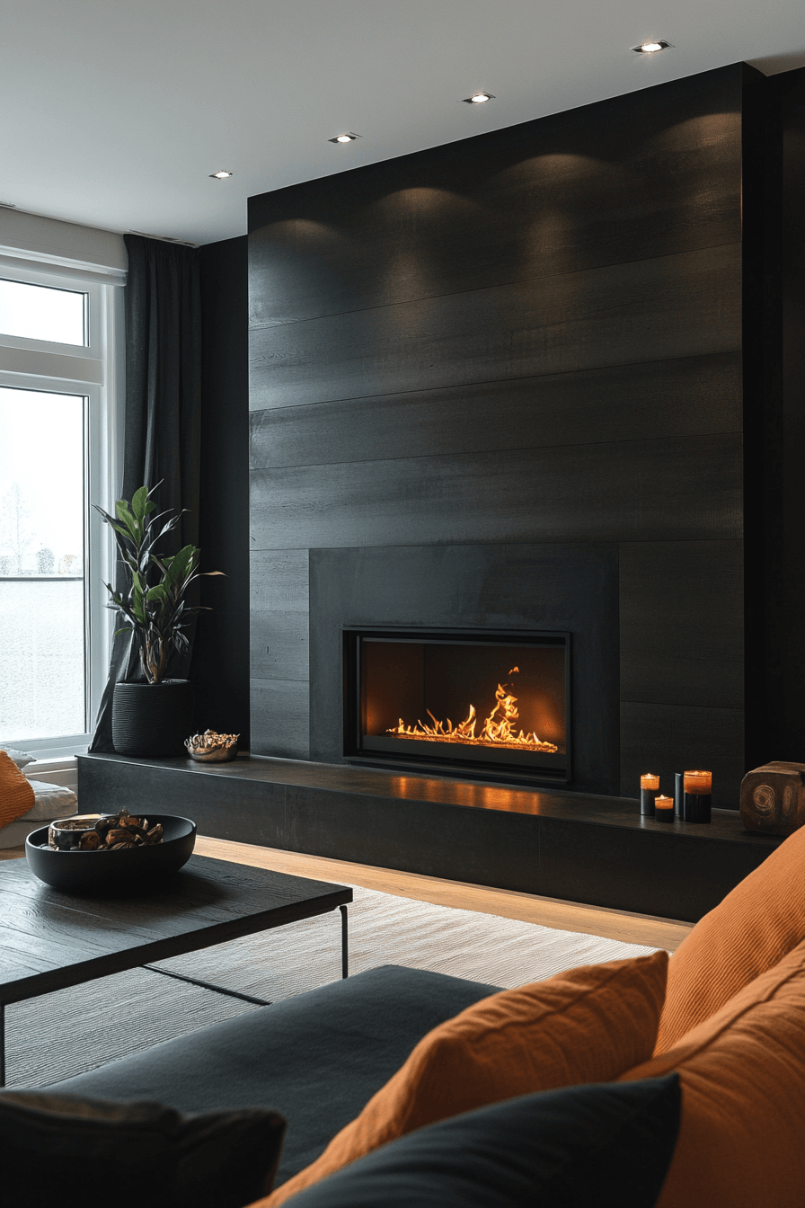 20 bold black hearth